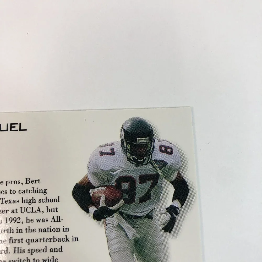 1994 Classic NFL Rookie Card BERT EMANUEL Atlanta Falcons, Super Bowl 29, Rare - Picture 9 of 10